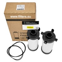 Комплект фильтрэлементов MKON75 (O5102000750) для технического обслуживания осушителя OZEN ODRE 70 Комплект фильтрэлементов MKON75 (O5102000750) для технического обслуживания осушителя OZEN ODRE 70