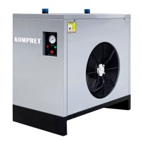 Рефрижераторный осушитель сжатого воздуха KOMPRET OB 37 (6.5 м3/мин; max 10 бар)