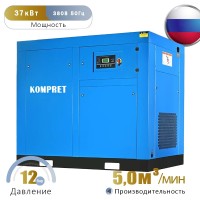 Винтовой компрессор ВК 37 (5,0 м3/мин; 12 атм; 37 кВт) по низким ценам