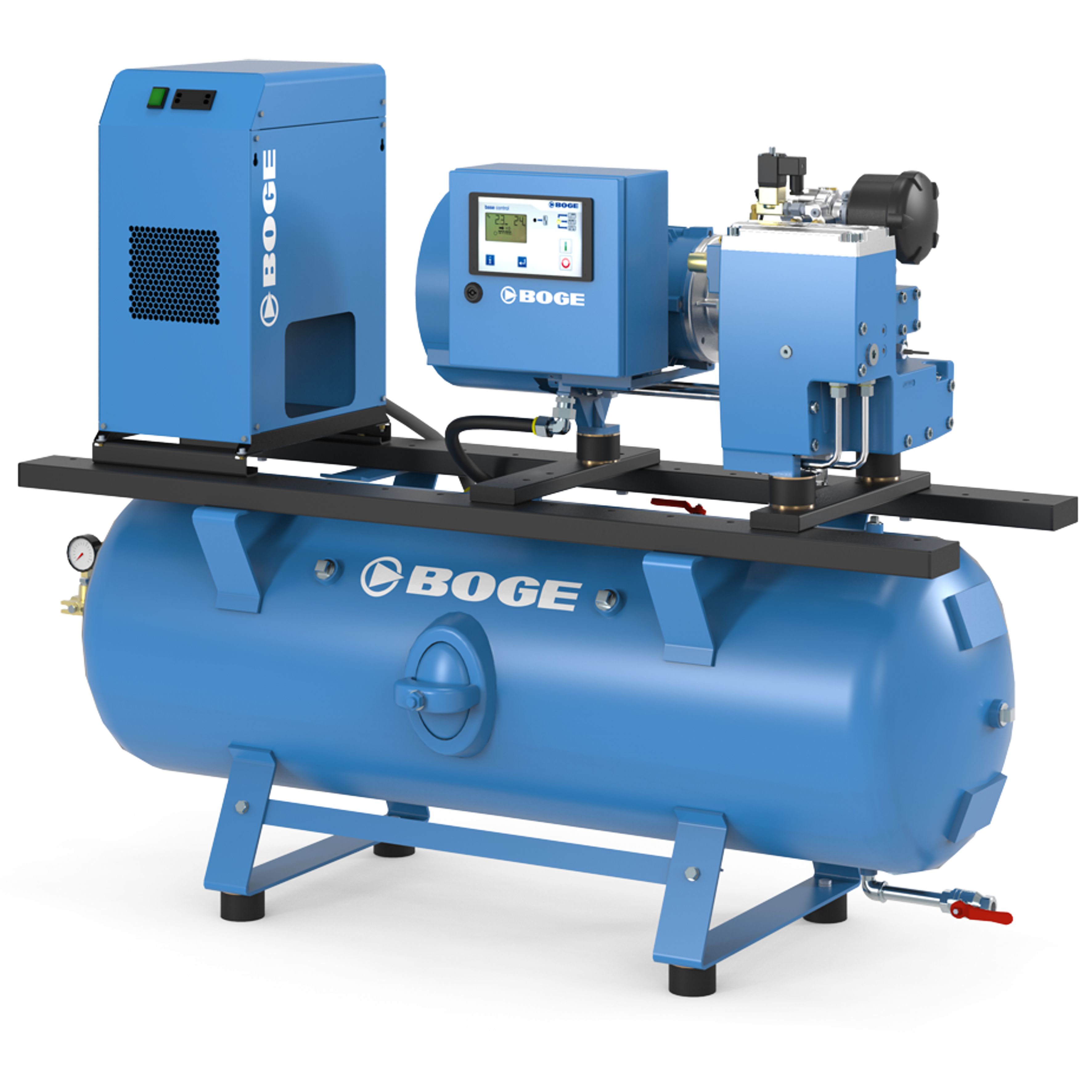 Компрессор воздушный винтовой Boge C 7 LDR (CLD 7-) с осушителем на ресивере